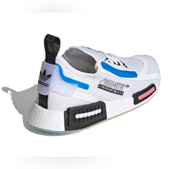 Nwt Adidas NMD_R1 Spectoo 'Cloud White' FZ3209 womens size 5 - Picture 2 of 12